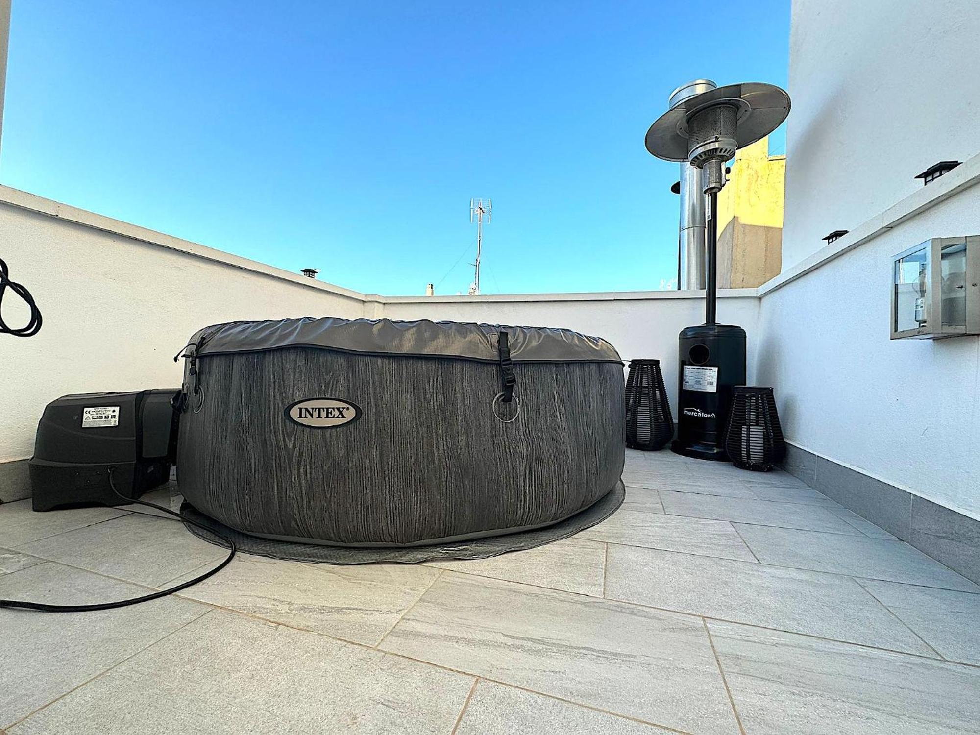 Atico Con Jacuzzi Privado , 1 Min Walk De Playa Levante Santa Pola Bagian luar foto