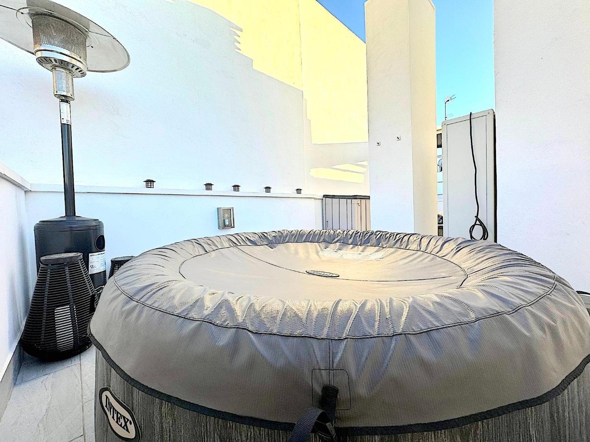 Atico Con Jacuzzi Privado , 1 Min Walk De Playa Levante Santa Pola Bagian luar foto